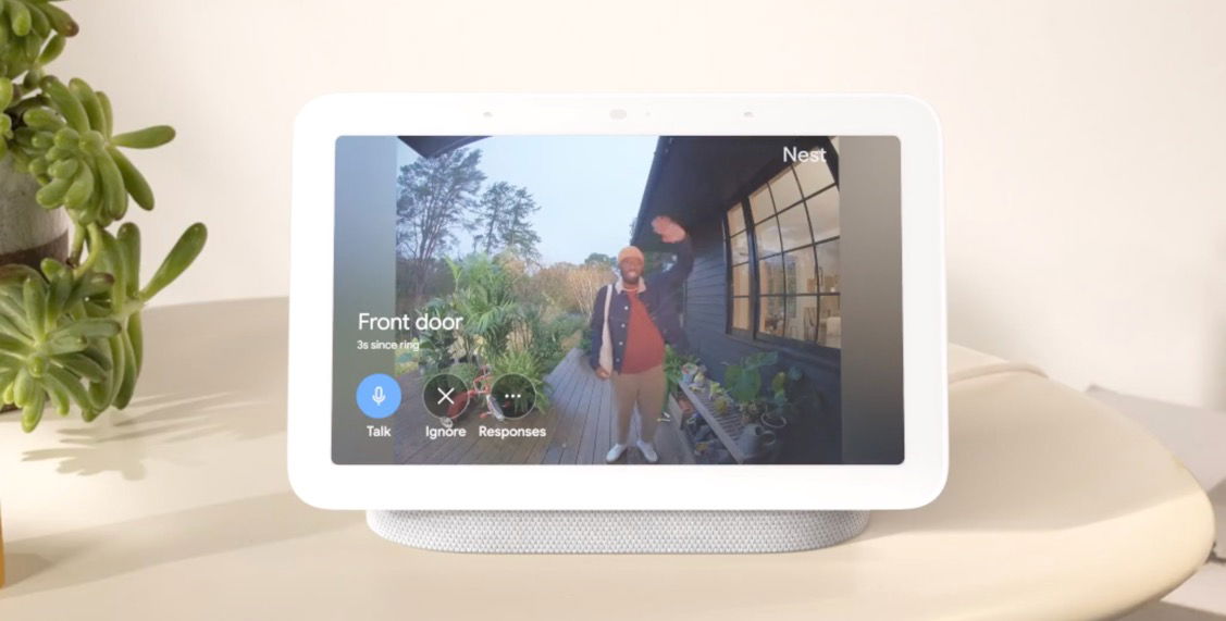 Nest Hub Mostrando Imagens da Câmera