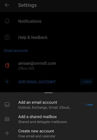Configurar correo en Outlook para Android