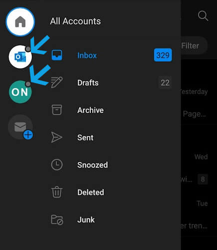 Configurar correo en Outlook para Android