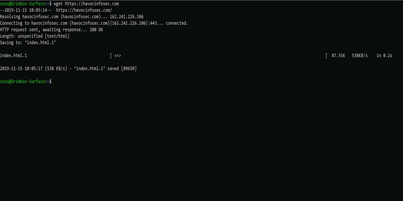 Fonctionnalité Url Wget Linux