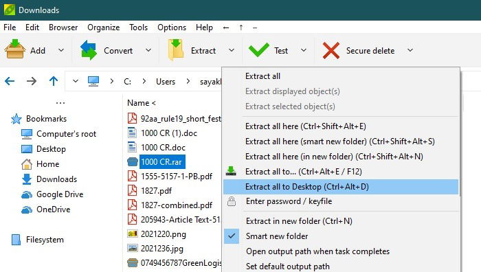 Zip Rar Google Drive Peazip