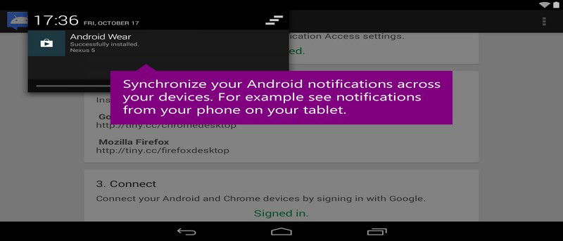 デスクトップ通知アプリでデバイス間のAndroid通知を同期