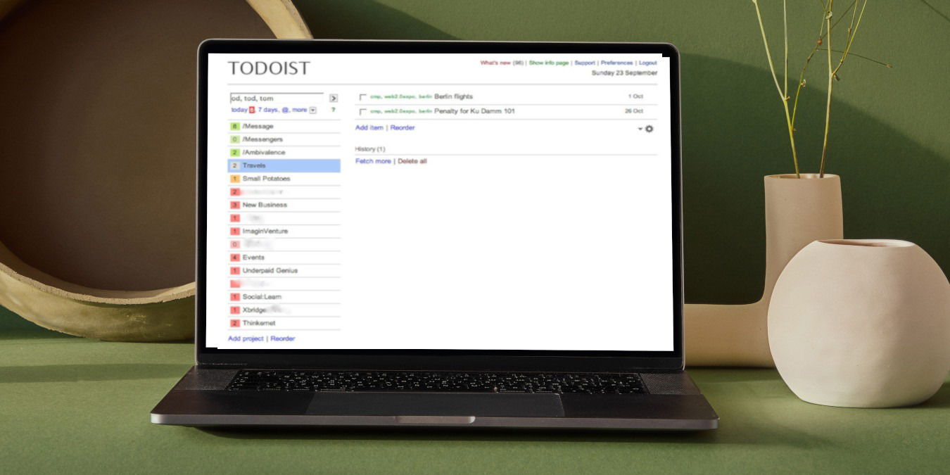 Imagen de Características de Atajos de Teclado de Todoist