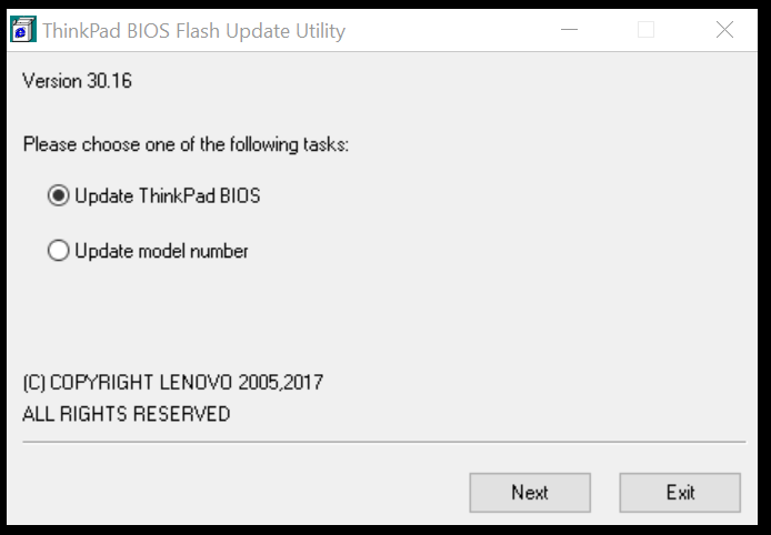 Lenovo에서 BIOS 업데이트