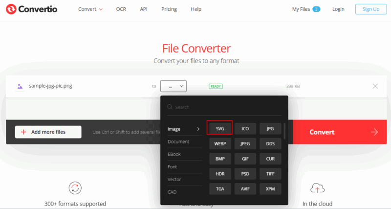 Convert To Svg