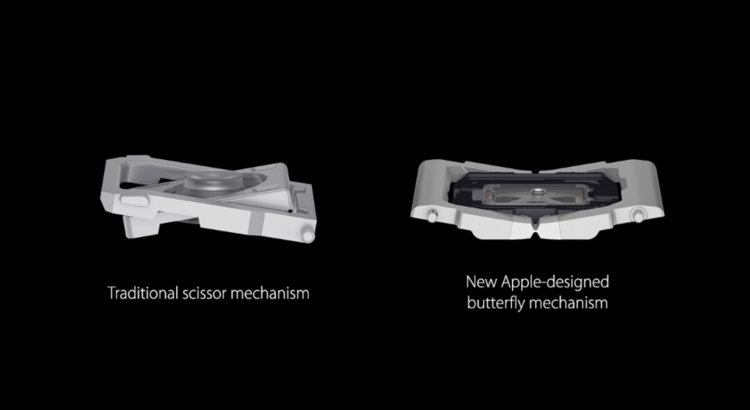 Problemas del teclado de Apple Interruptor de tijera vs Mecanismo mariposa