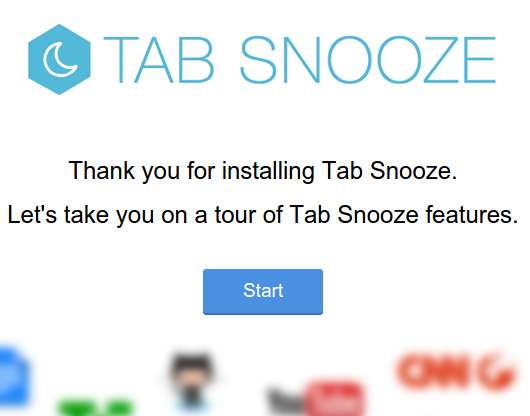 タブスヌーズのインストール完了