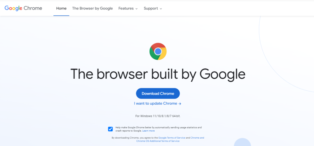 интерфейс google chrome