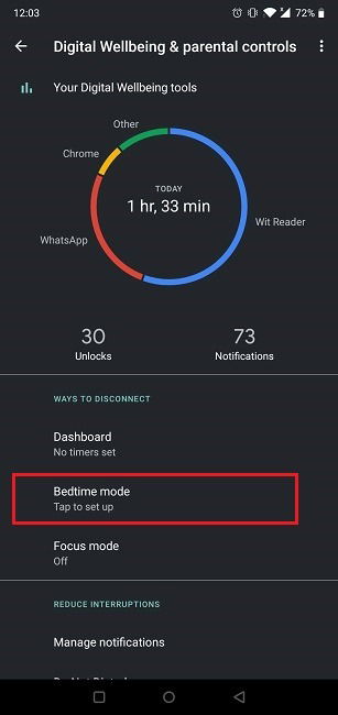 Attivare la modalità Notte su Android Accesso alla Modalità Notte