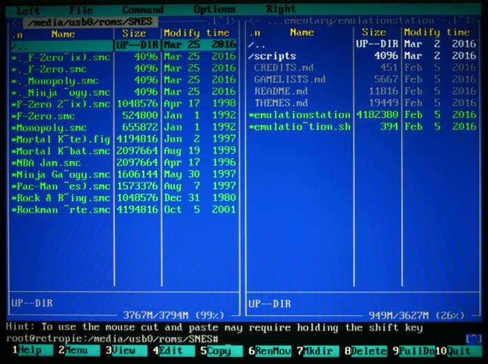 retropie-config-game-roms