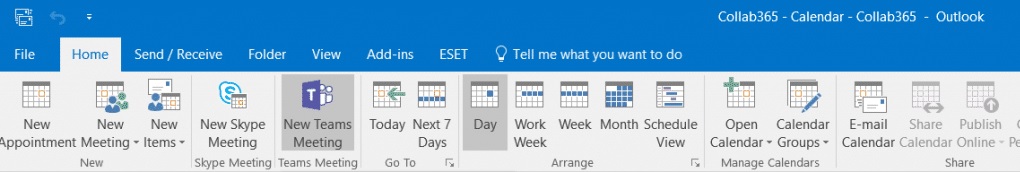 Complemento de Outlook de Microsoft Teams