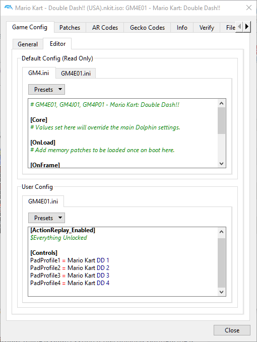 Guida Finale all'Emulatore Dolphin Config