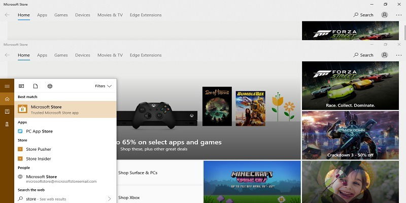 Giochi in evidenza del Microsoft Store