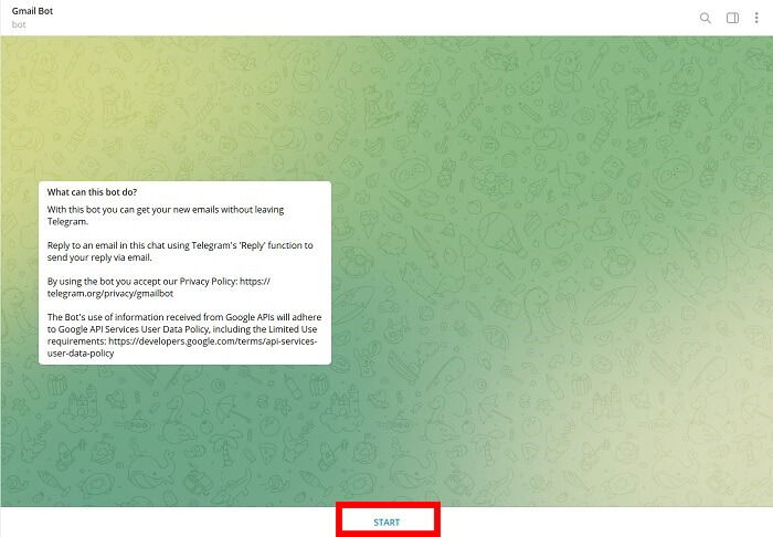 Usando Telegram Crea Canale Privato Gmail Bot Pulsante Start