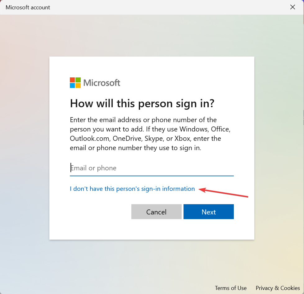select to fix opera gx installer not working