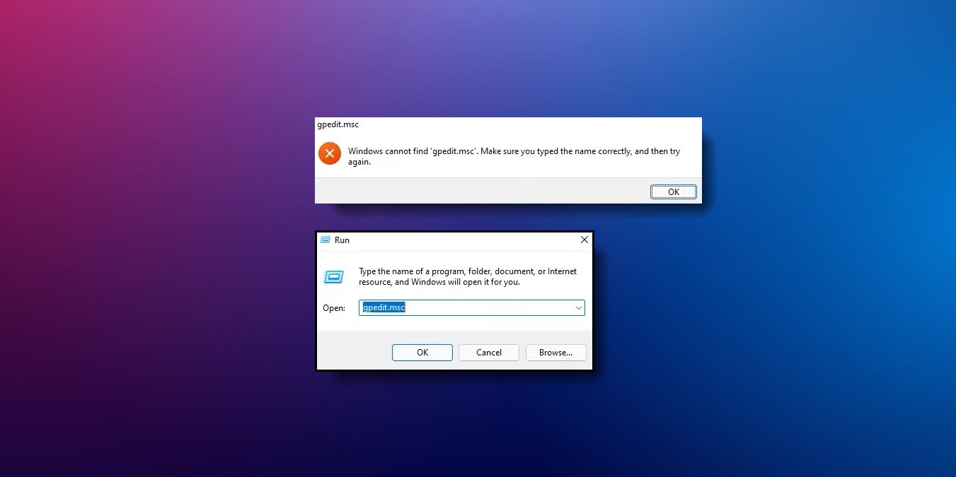 Aktivieren Sie den Gruppenrichtlinien-Editor Windows