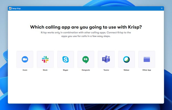 Krisp Set Up