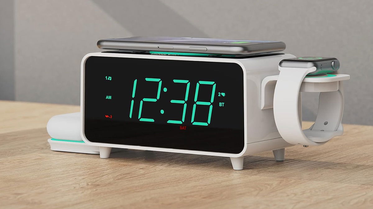 Emerson Smartset Despertador Carregando Vários Dispositivos