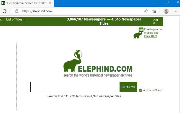 Deep Web-Suchmaschinen Elephind