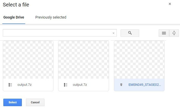 Zip Rar Google Drive Extract.me Select