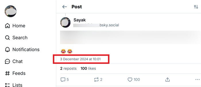 午前10時のブルースカイ投稿のタイミング。