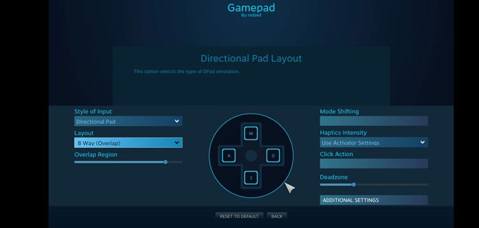 Steam Link Controller Einstellungen