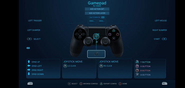 Steam Link Controller Konfiguration