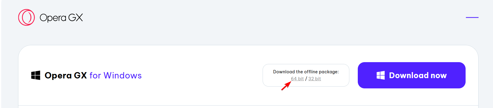 opera gx offline download